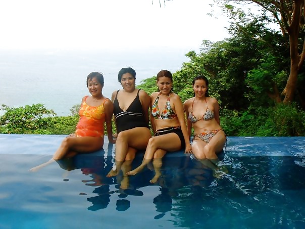 Filipina MILF swim party #35628818