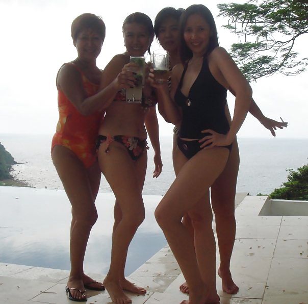 Filipina MILF swim party #35628835