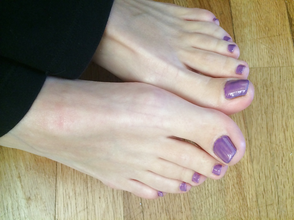 Colors of rainbow - purple & barefoot #38700223