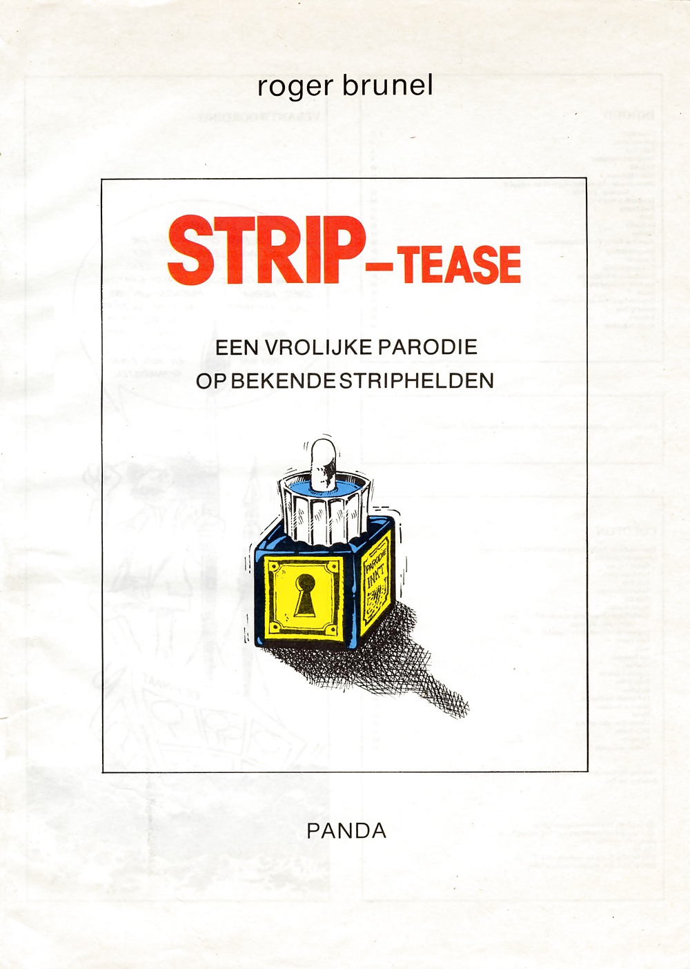 Bande Dessinée Vintage - Strip-tease #41123084