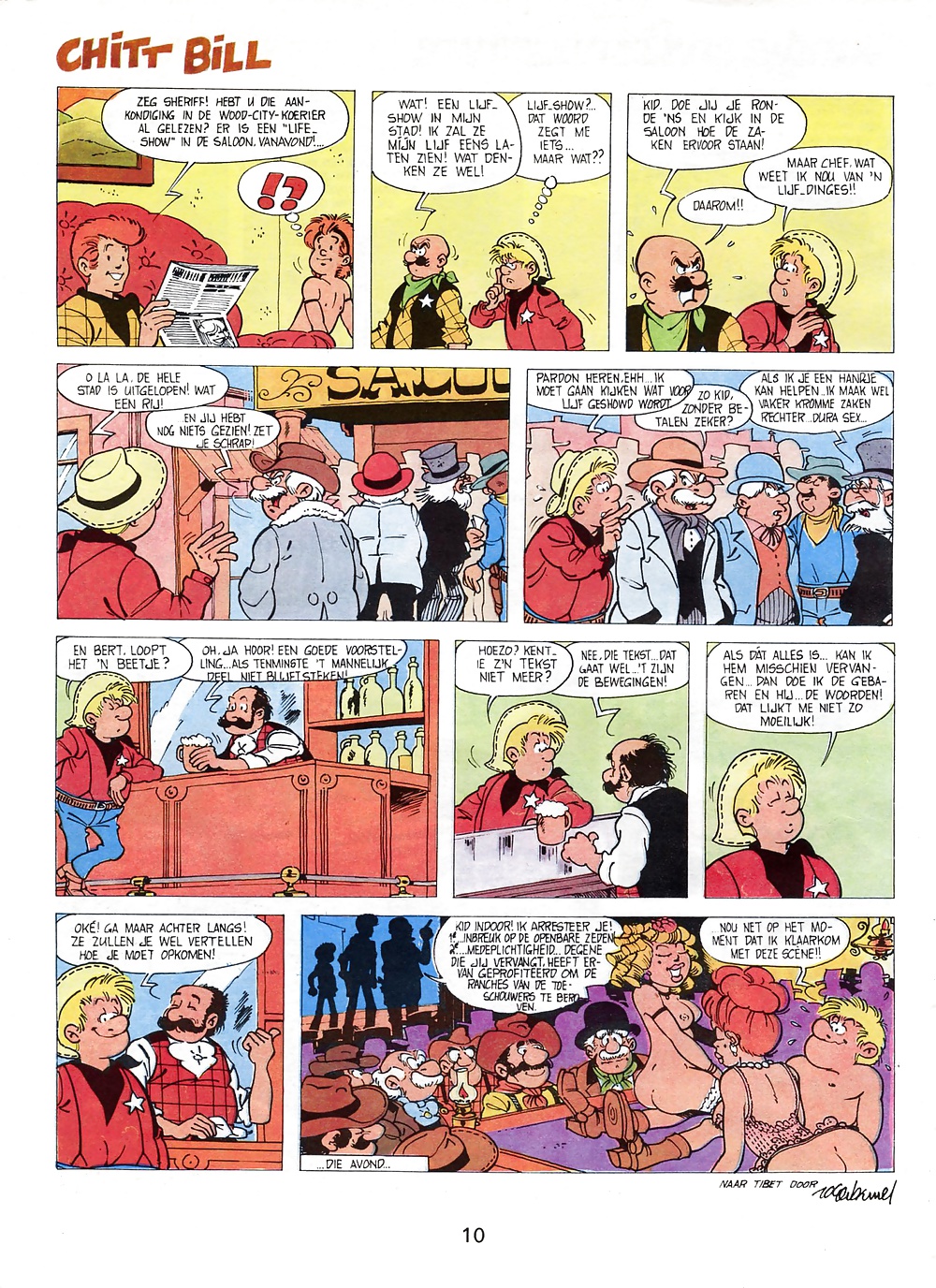 Fumetto vintage - strip-tease
 #41123108