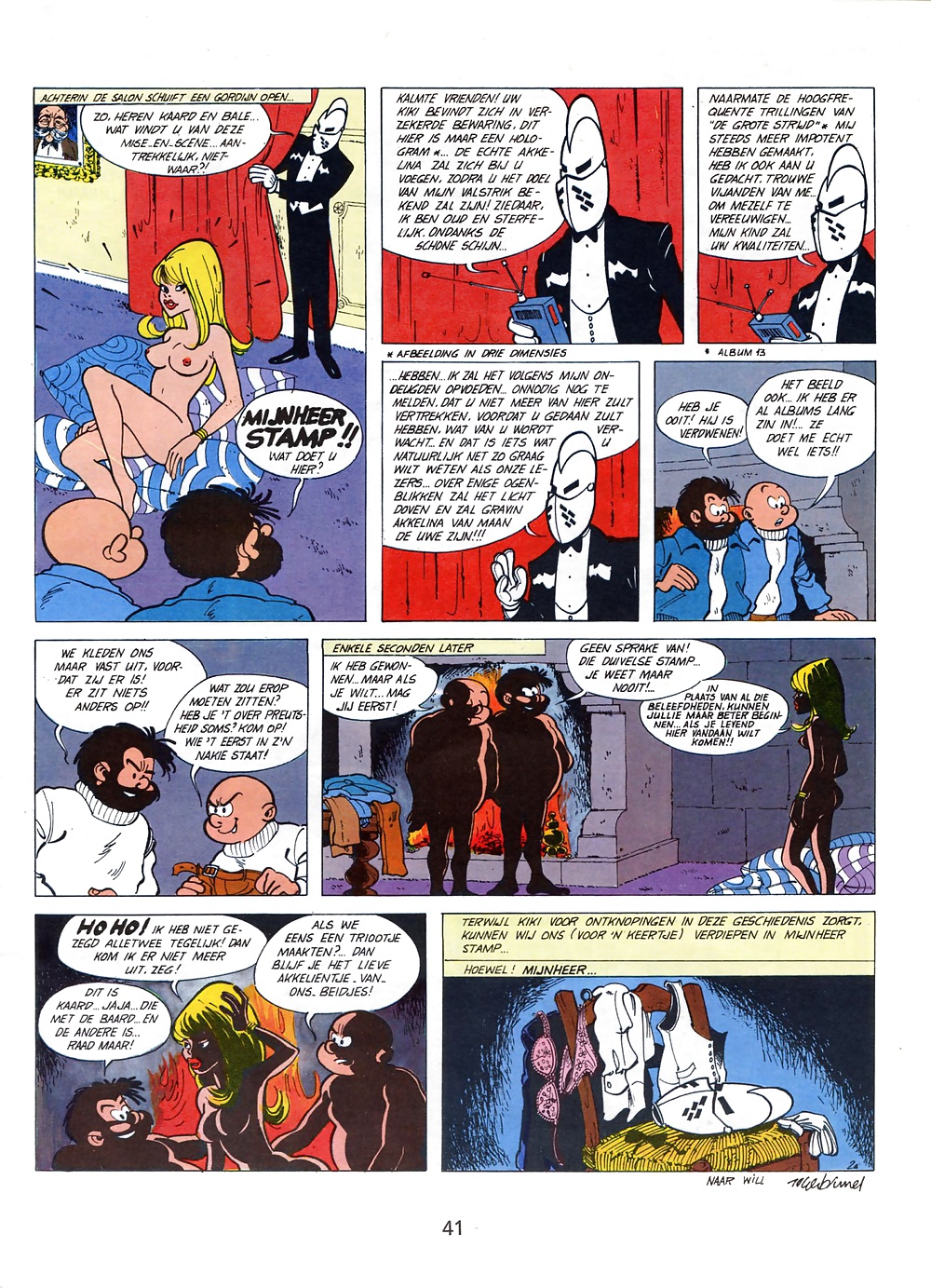 Fumetto vintage - strip-tease
 #41123189