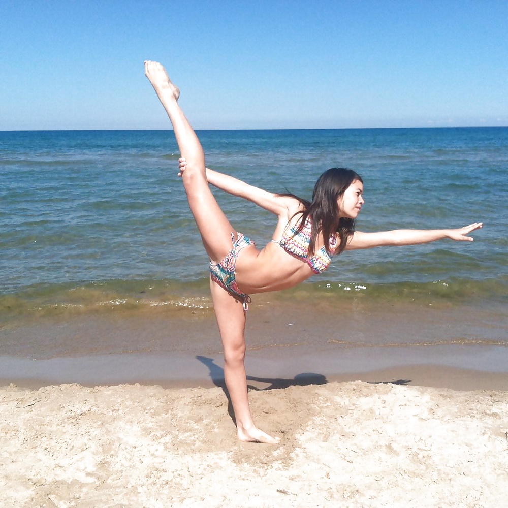 Beautiful Bikini Teen Stretching #30778214