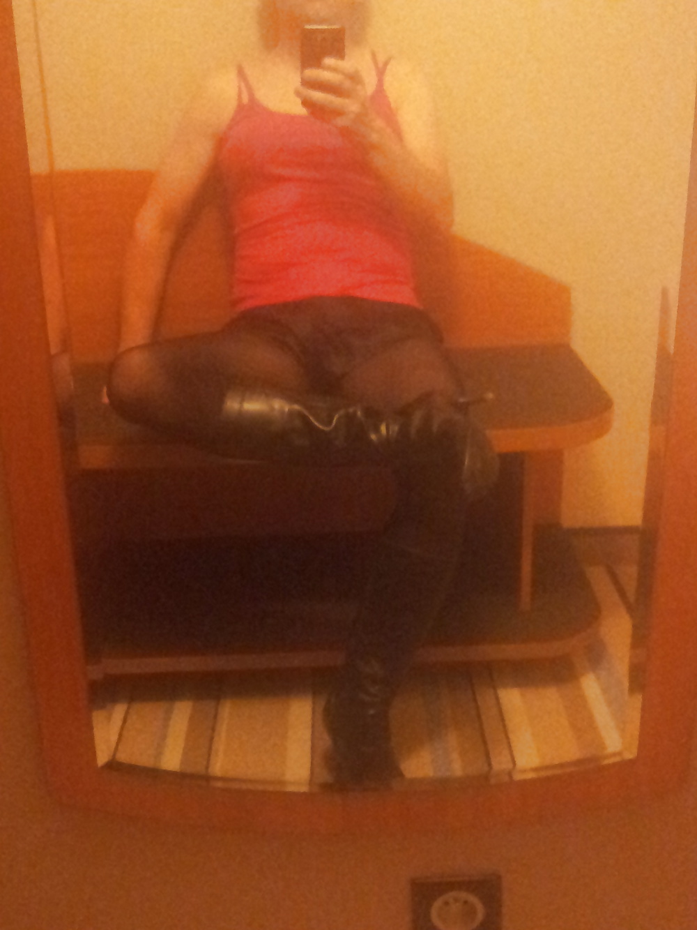 Sexy Spiel Heute Abend. Arsch Hahn Höschen Stiefel #31052111