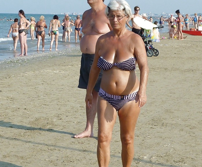 Granny on the beach #23637307