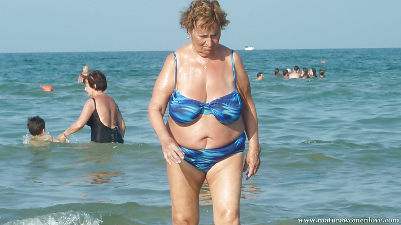 Granny on the beach #23637400