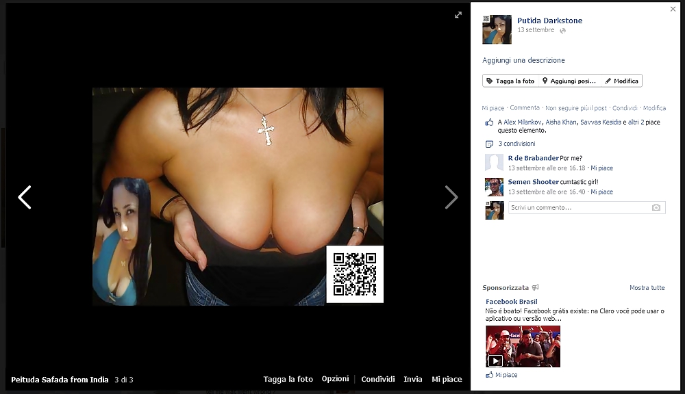 Peituda Safada 20 Indian Facebook Slut works Rio de Janeiro #24733147