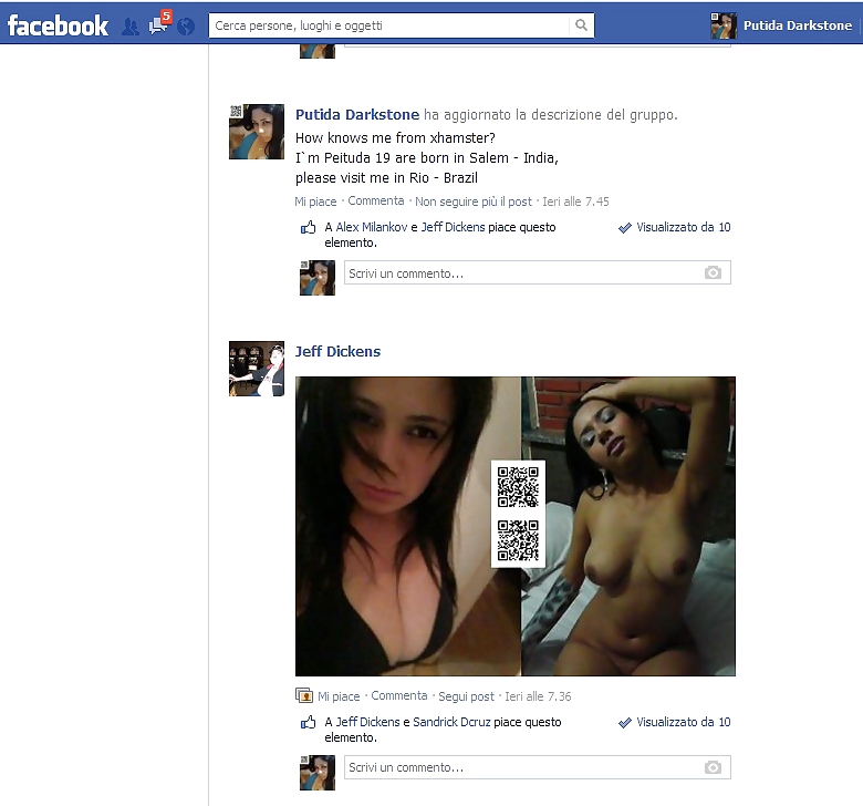 Peituda Safada 20 Indian Facebook Slut works Rio de Janeiro #24733214