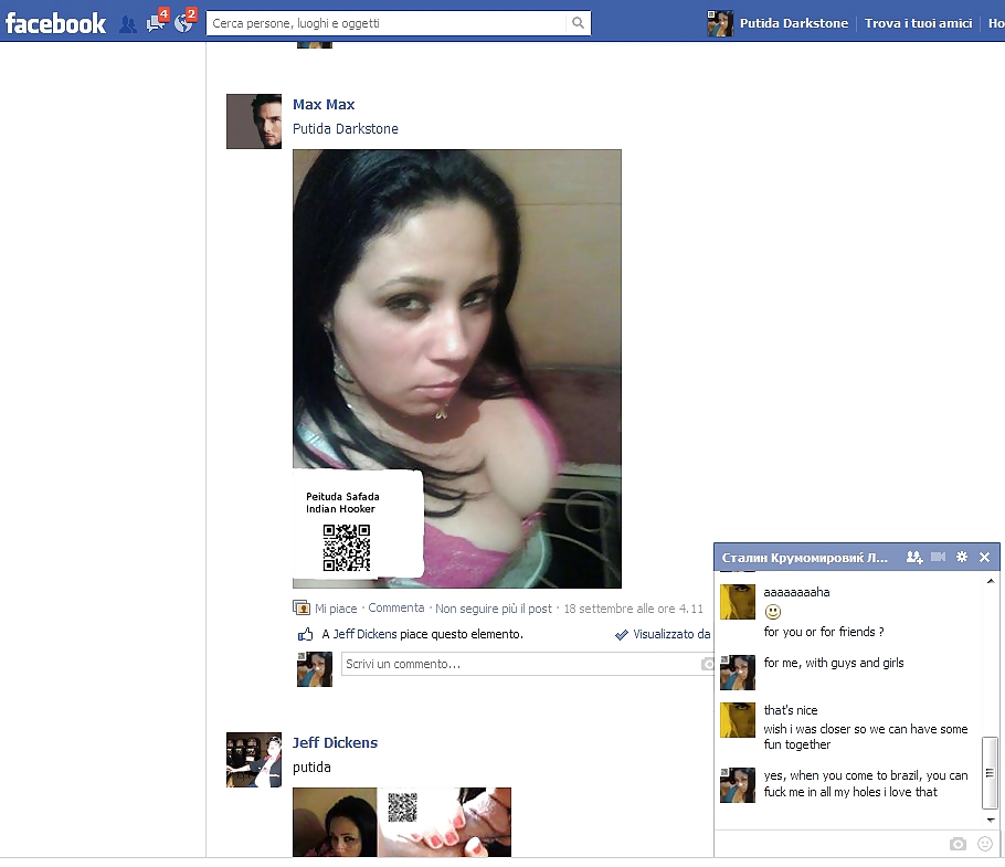 Peituda Safada 20 Indian Facebook Slut works Rio de Janeiro #24733248