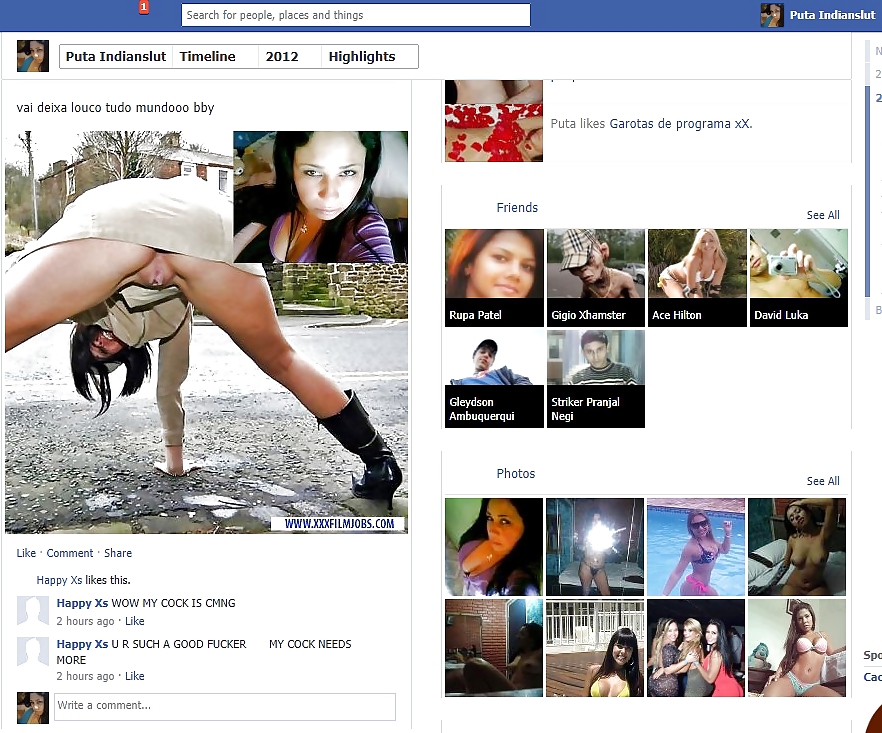 Peituda Safada 20 Indian Facebook Slut works Rio de Janeiro #24733312