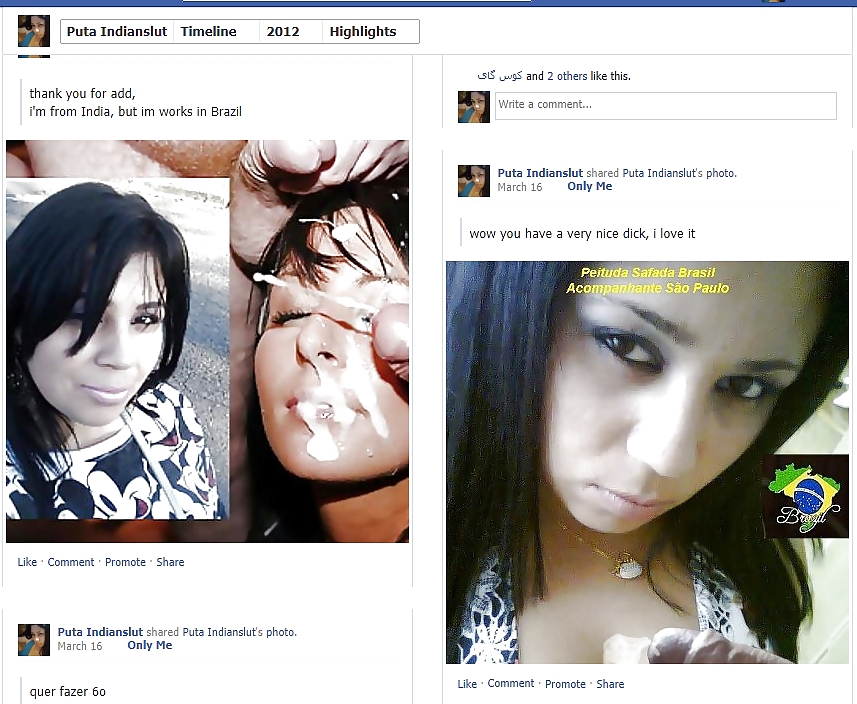 Peituda Safada 20 Indian Facebook Slut works Rio de Janeiro #24733329