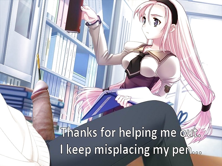 Anime Girls playing with a Real Cock (with captions) - No 83 #35089120