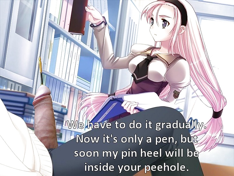 Anime Girls playing with a Real Cock (with captions) - No 83 #35089124