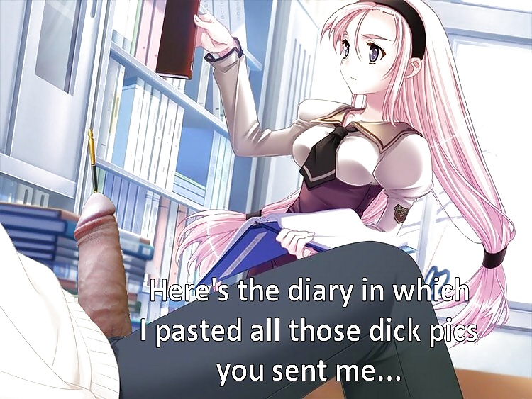 Anime Girls playing with a Real Cock (with captions) - No 83 #35089135