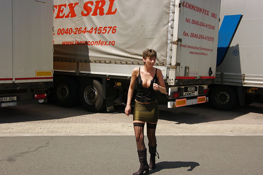 German milf outdoor in hooker dress :) #30614996