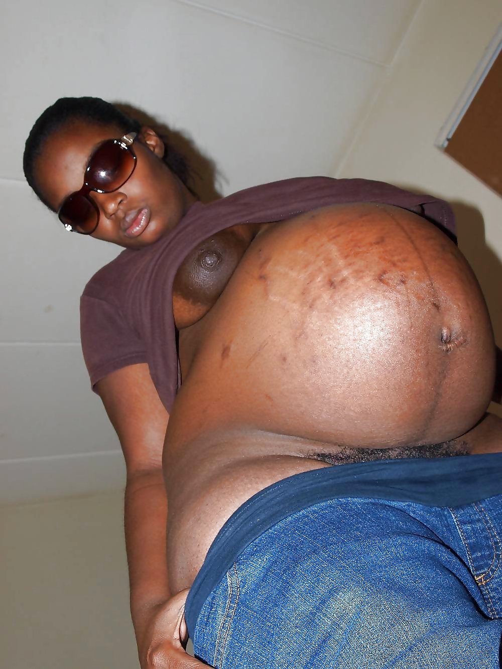 Ebony pregnant #37951204