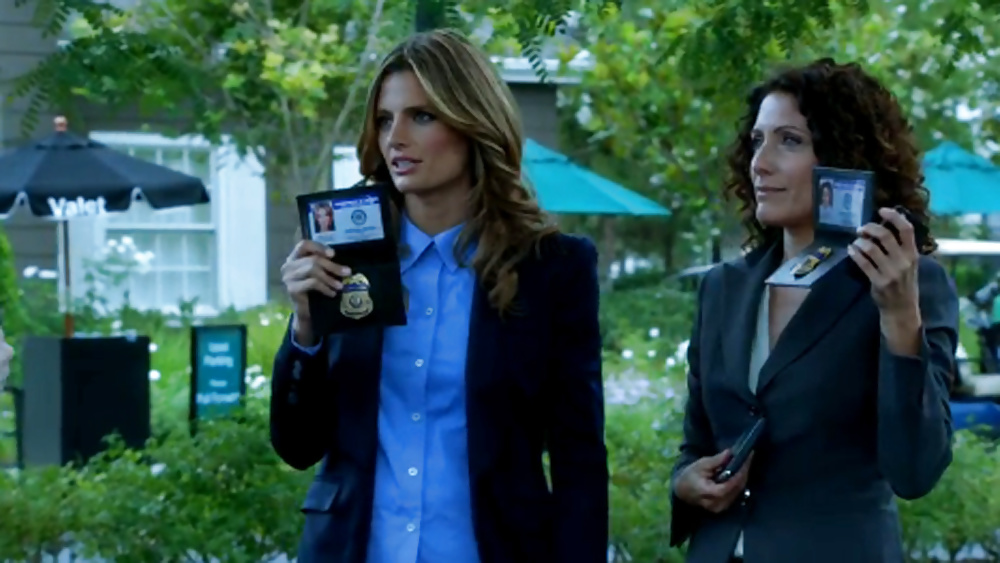 Stana Katic & Lisa Edelstein = 200% cum-shot #40065212