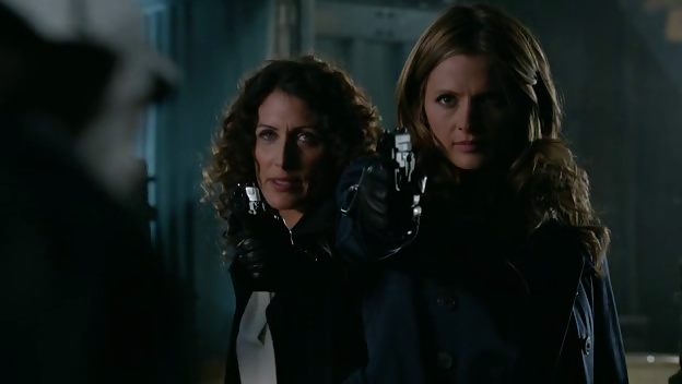 Stana Katic & Lisa Edelstein = 200% cum-shot #40065259