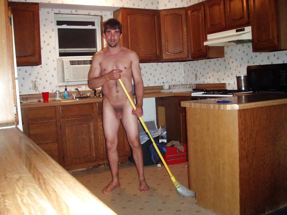 Women and men nude housework #31444269