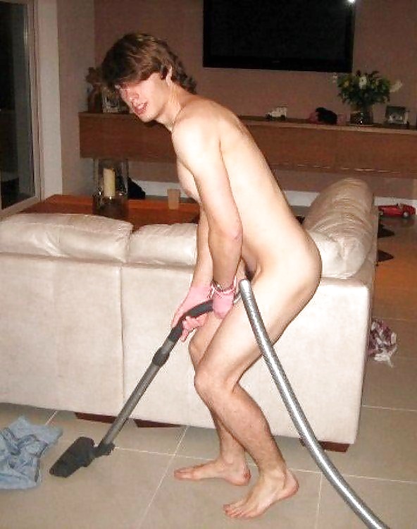Women and men nude housework #31444307