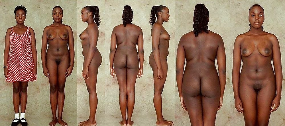 Clothed and Nude 3  Ebony Women  #33329703