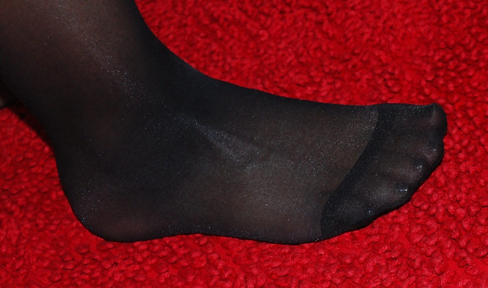 Granny feet black nylon
 #24131519
