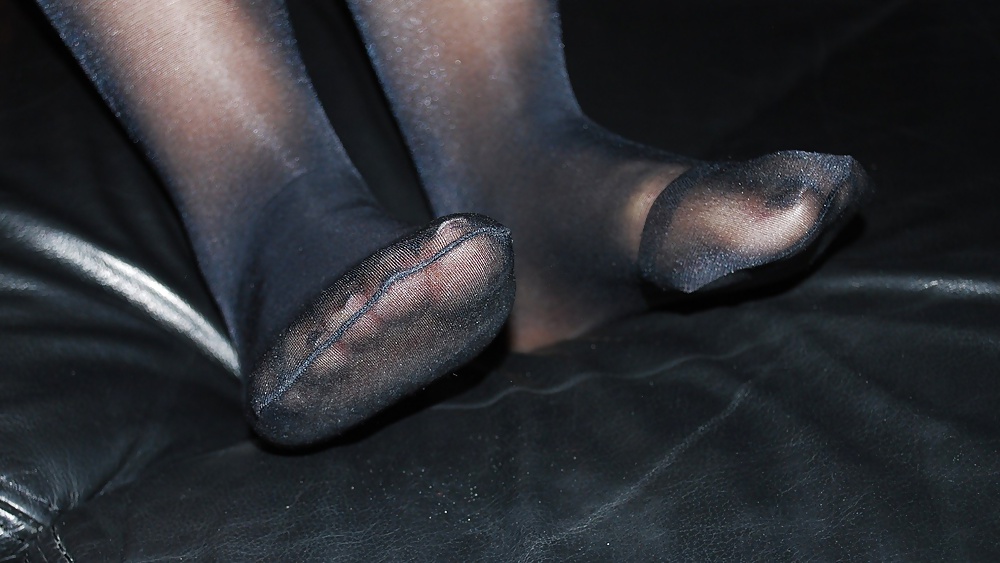 Granny feet black nylon
 #24131526