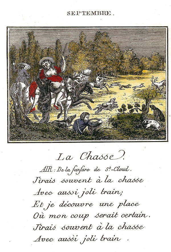 Calendario erótico 15 - Francia c. 1760
 #33625889