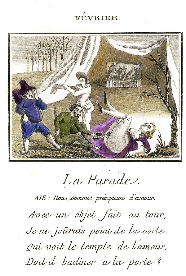 Calendario erótico 15 - Francia c. 1760
 #33625897
