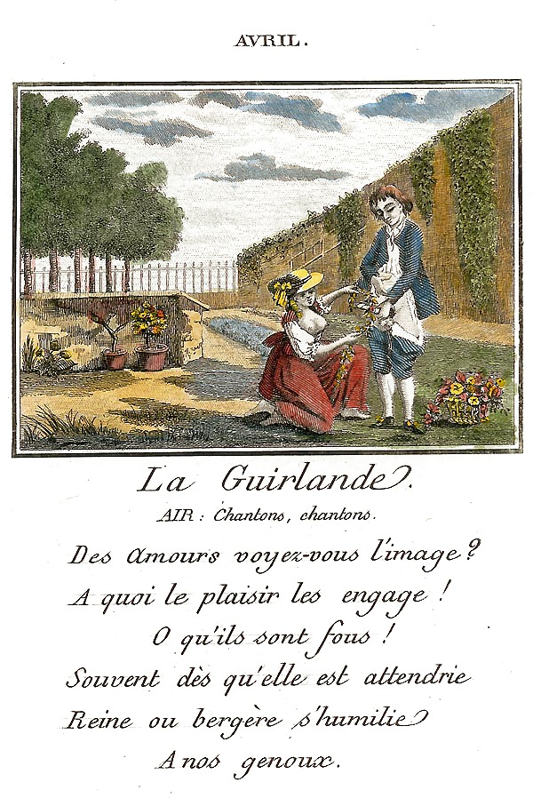 Erotic Calendar 15 - France c. 1760 #33625906