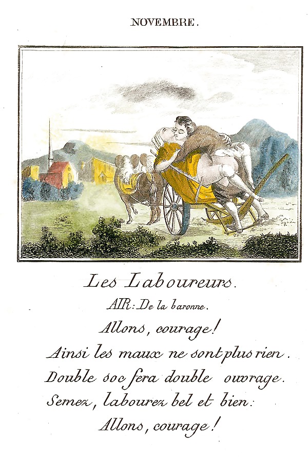 エロティック・カレンダー15 - 1760年頃のフランス
 #33625922