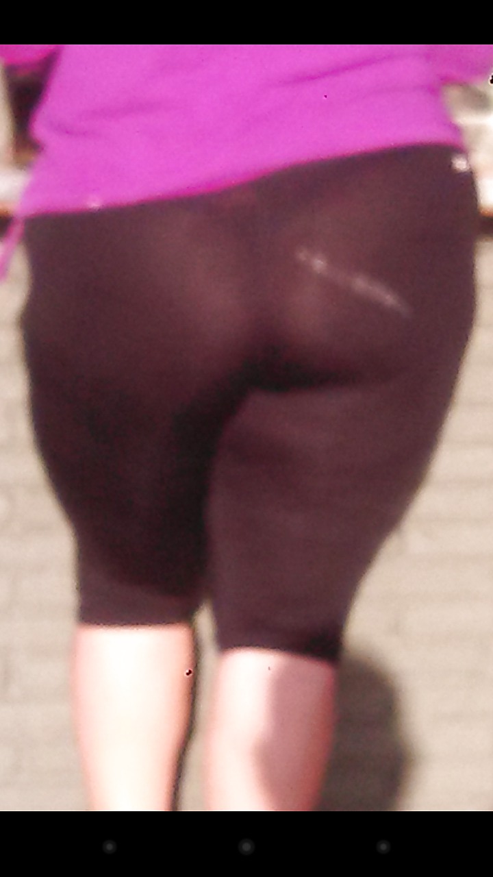 Bbw with see through pants in public #37431640