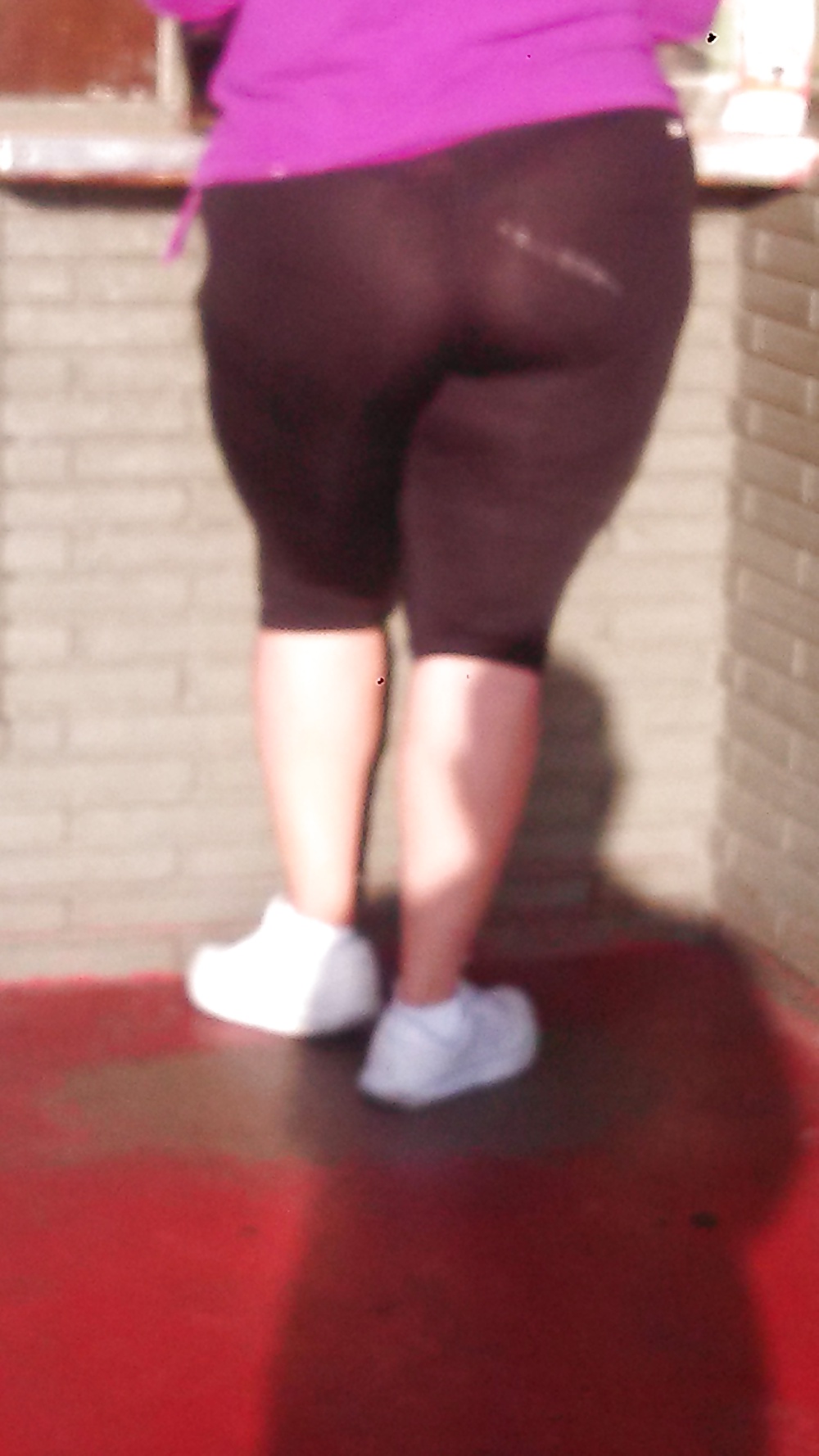 Bbw with see through pants in public #37431652