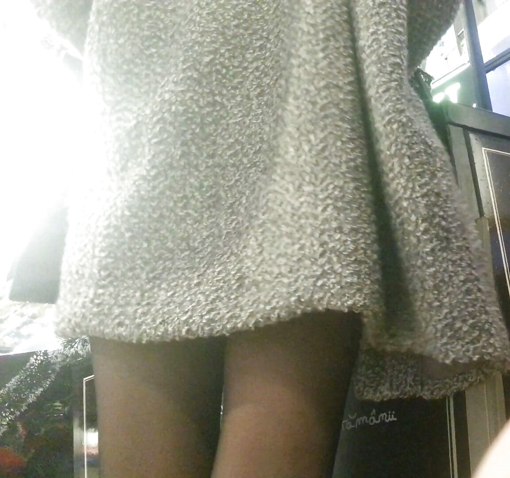 Spy sexy teens skirt and nylon romanian #39807952