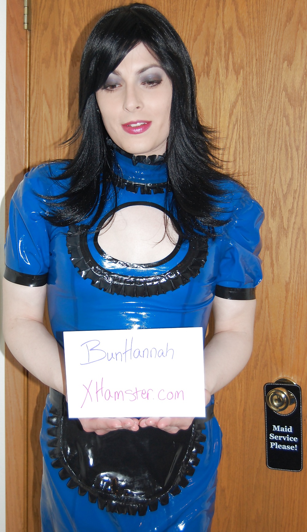 Blue Latex Maid #24950755