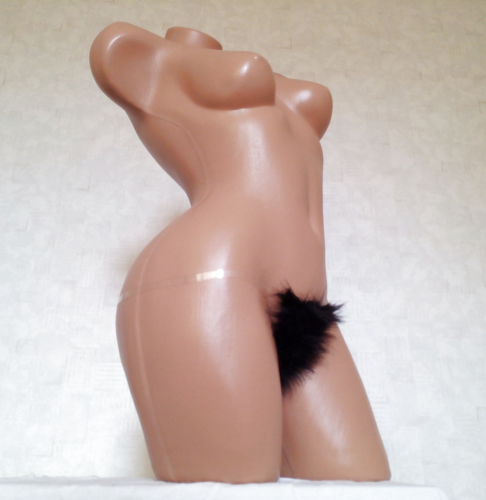 Hairy pussy-Wig.Panties with hole. #30391573