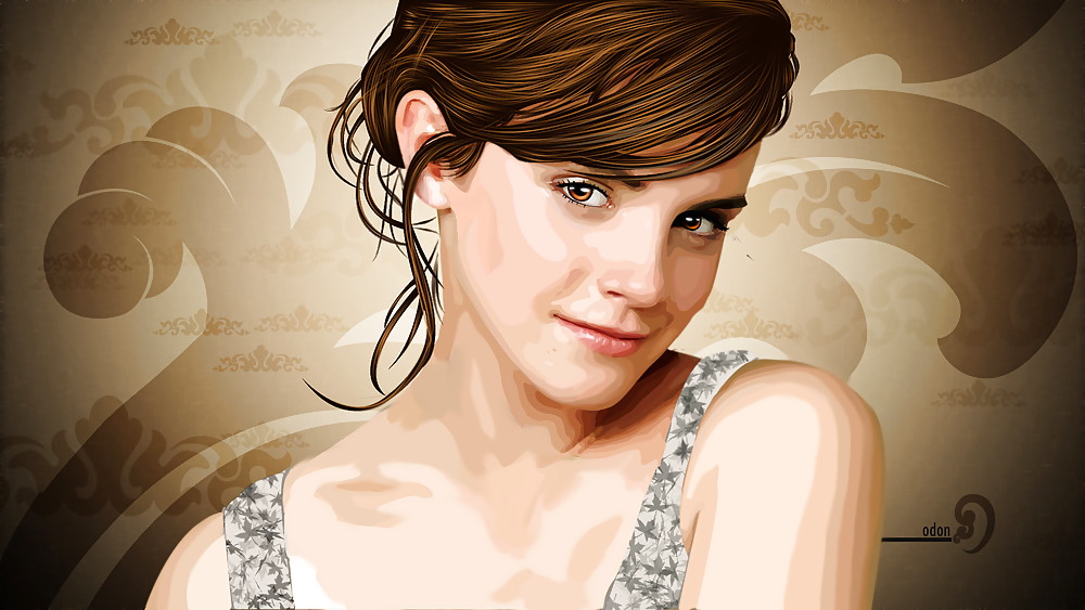 Emma Watson Smokin Tapeten! #24620799