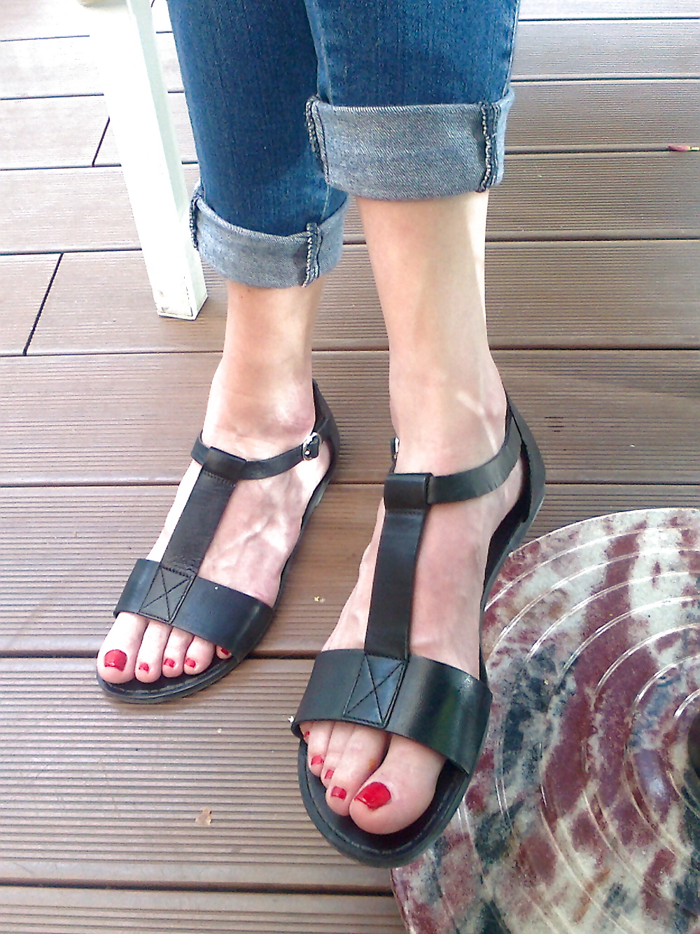 Colors of rainbow - red & sandals #39634267