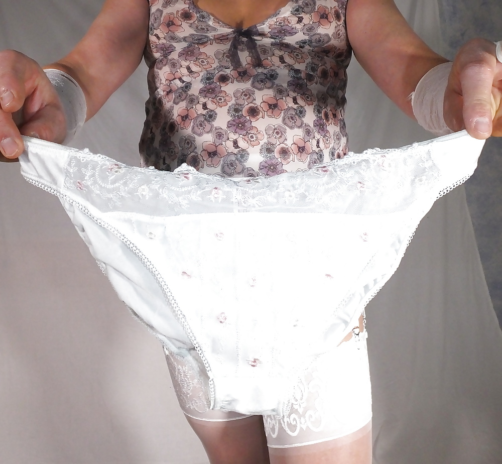Shemale And Vintage Crossdresser White Panty #39884714