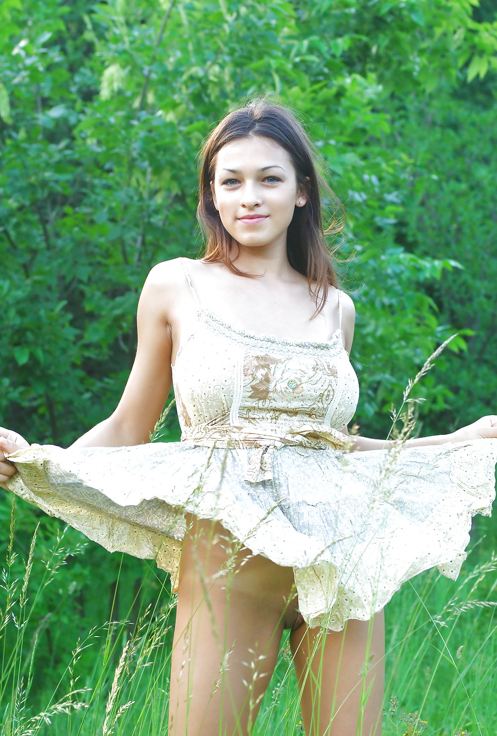 Sofie Ein - Rustikale Weißen Kleid #36550424