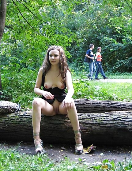Sexy flashing girl public park
 #30739190