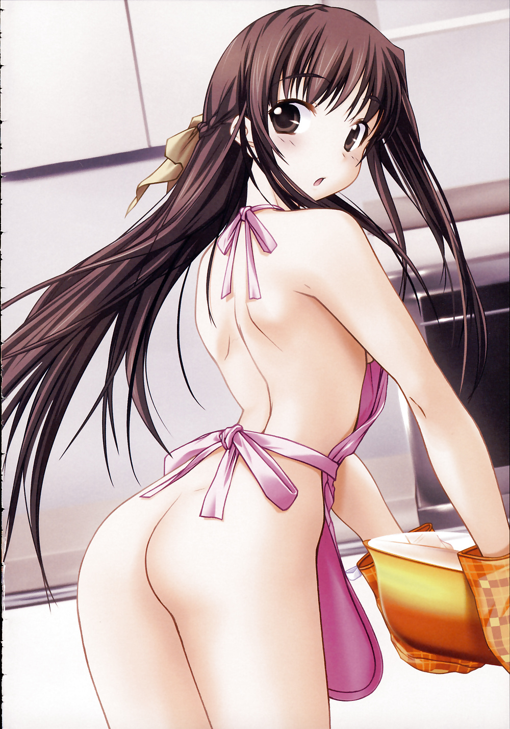 Anime style: naked apron #25331409