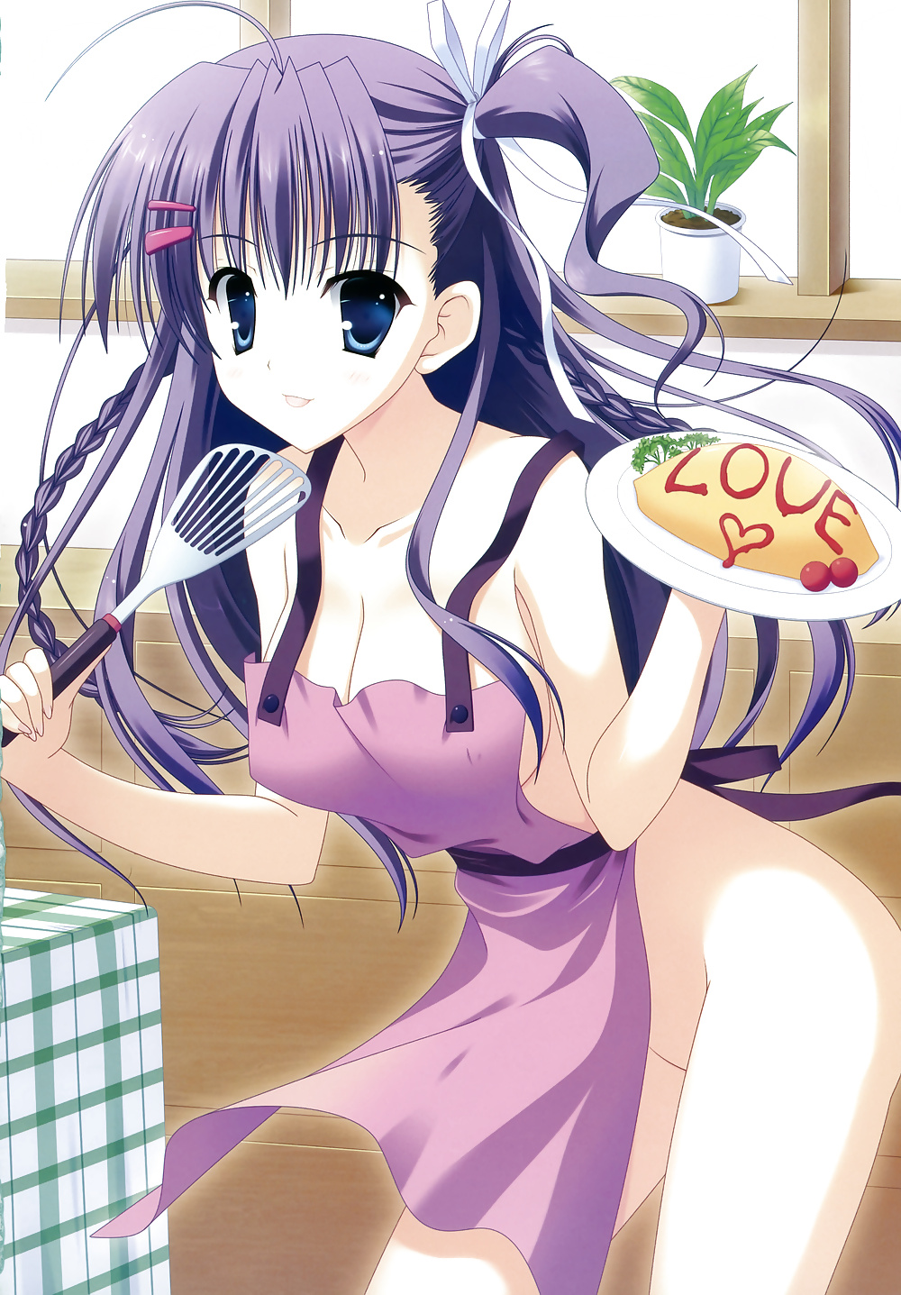 Anime style: naked apron #25331430