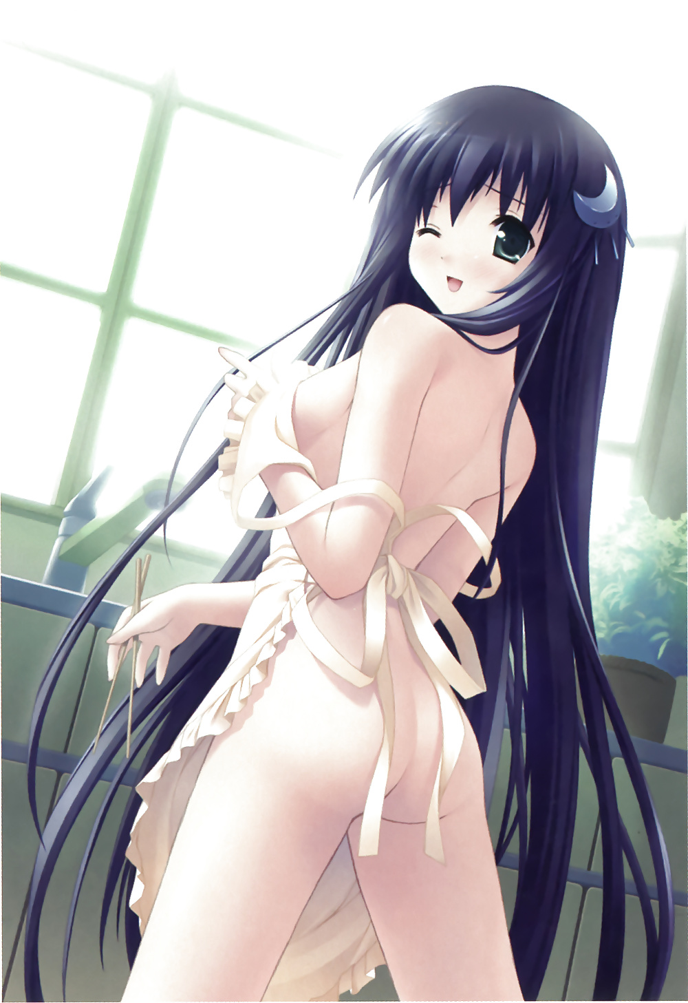 Anime style: naked apron #25331569