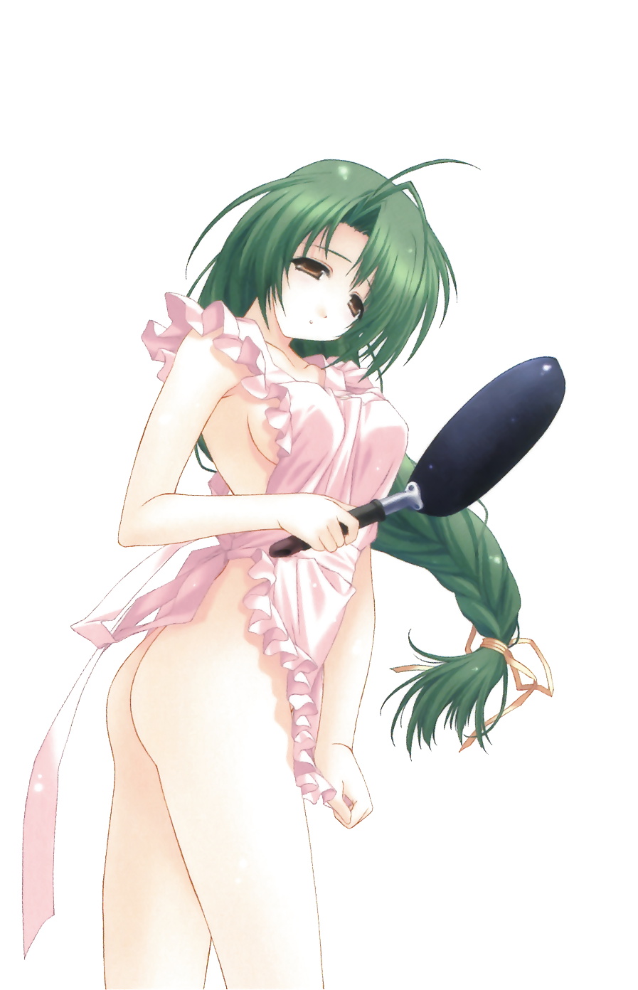 Anime style: naked apron #25331601