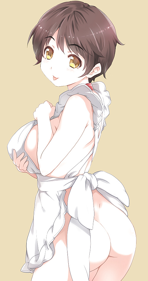 Anime style: naked apron #25331993