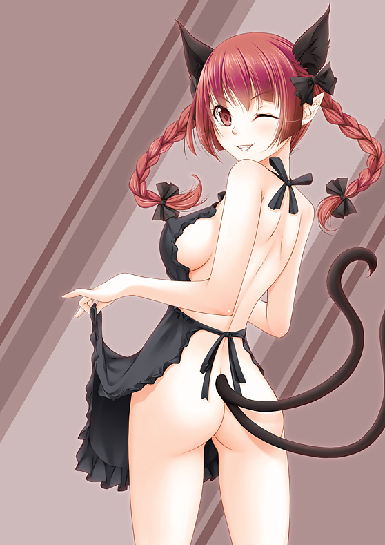 Anime style: naked apron #25332152
