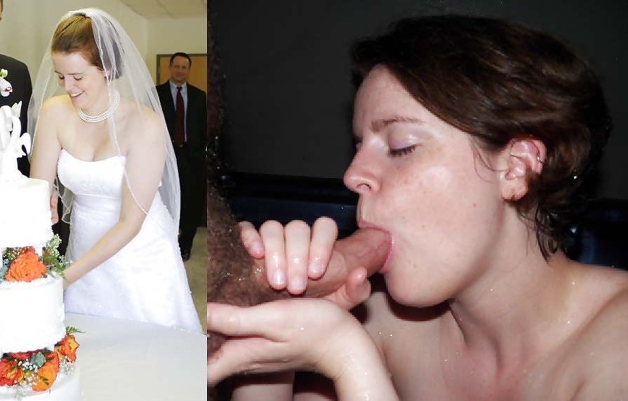 Una sposa che arrossisce e una puttana che succhia i cazzi!
 #35527881