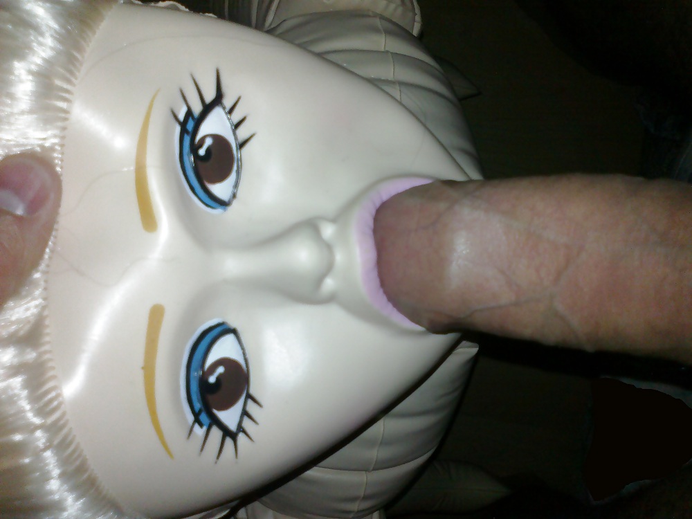 Facefucking my blowup doll #23661541