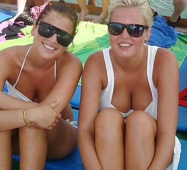 Danish teens-61-62-cleavage party beach swimming pool #35672035